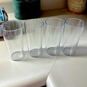 Tupperware Clearly Elegant 12oz tumblers. Brand new never used